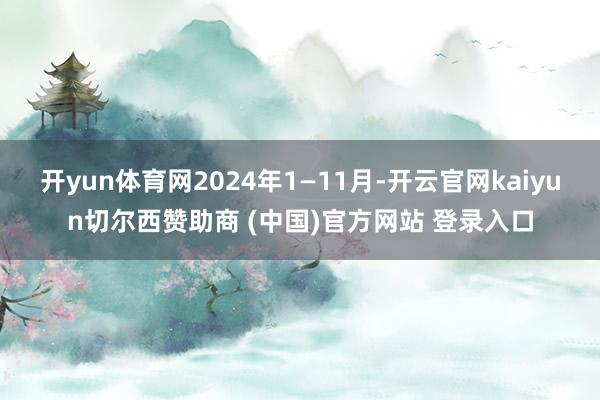 开yun体育网2024年1—11月-开云官网kaiyun切尔西赞助商 (中国)官方网站 登录入口