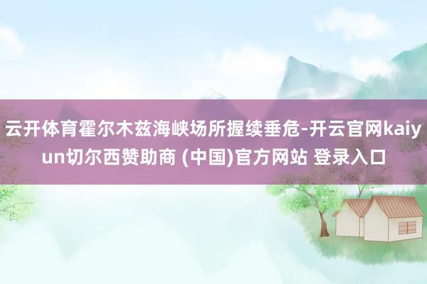 云开体育霍尔木兹海峡场所握续垂危-开云官网kaiyun切尔西赞助商 (中国)官方网站 登录入口