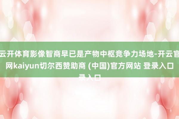云开体育影像智商早已是产物中枢竞争力场地-开云官网kaiyun切尔西赞助商 (中国)官方网站 登录入口