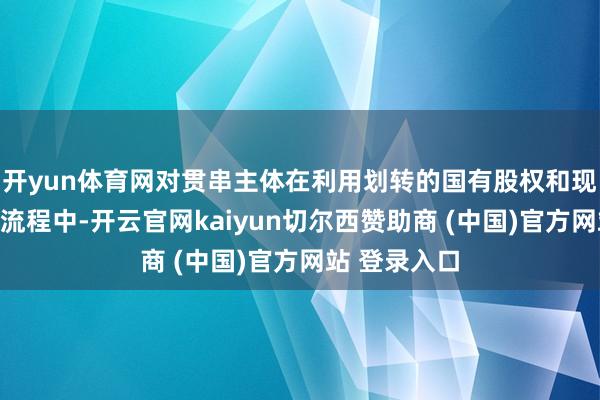 开yun体育网对贯串主体在利用划转的国有股权和现款收益投资流程中-开云官网kaiyun切尔西赞助商 (中国)官方网站 登录入口